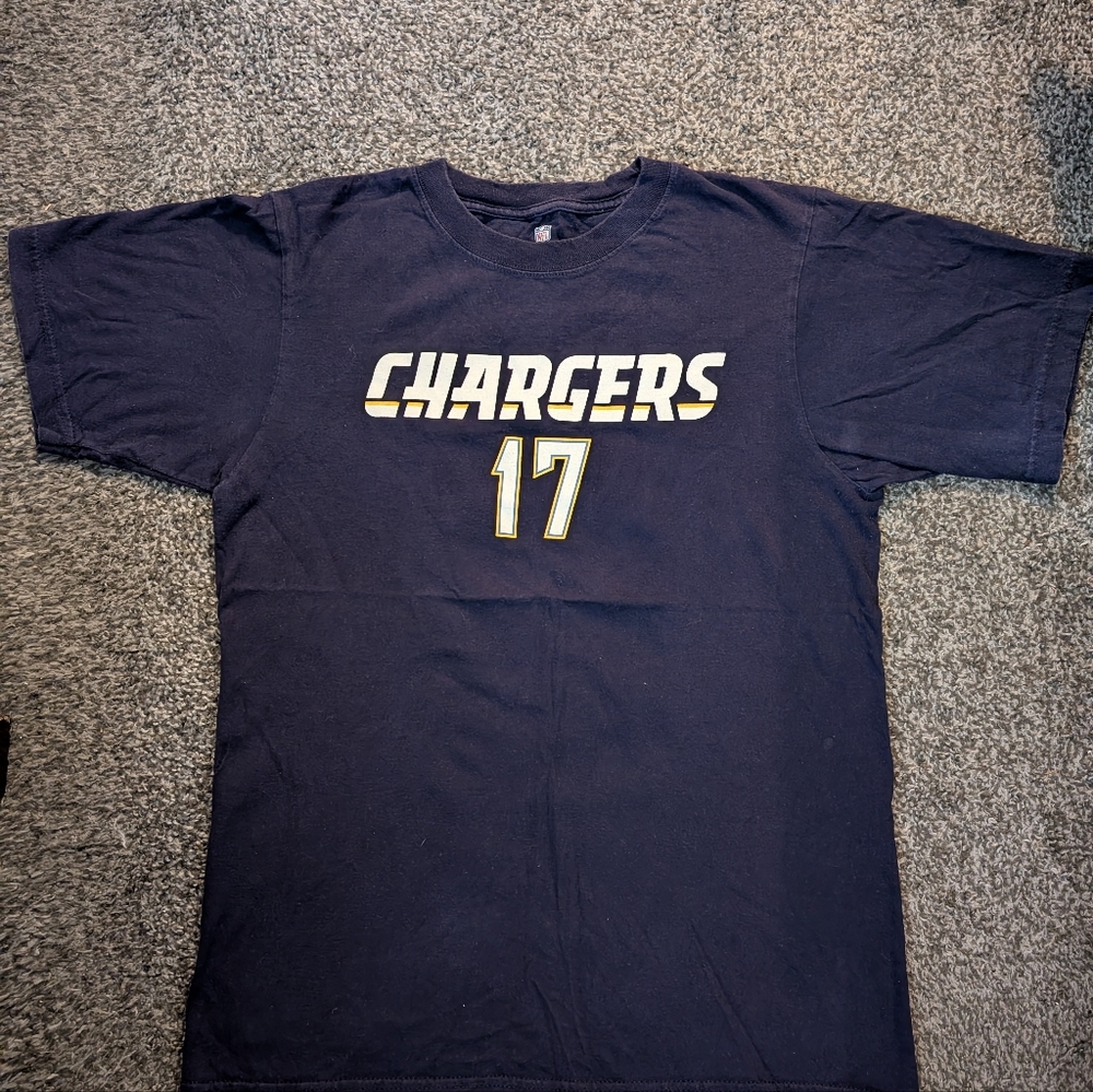 Los Angeles Chargers Rivers NFL Tshirt Size Medium